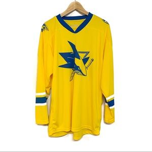 San Jose Sharks golden state warriors jersey M